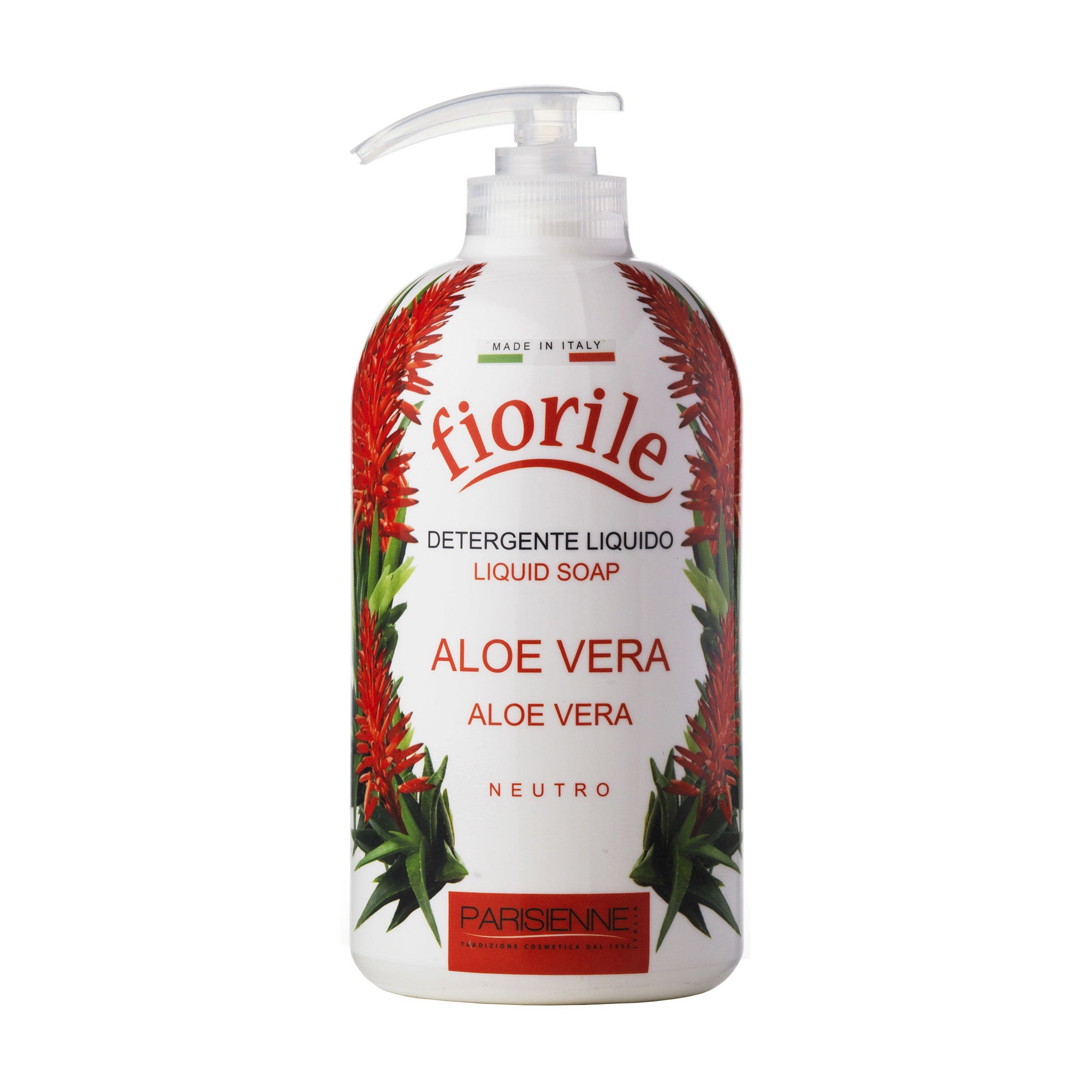 Рідке мило для рук Parisienne Fiorile Aloe Vera Liquid Soap, 500 мл